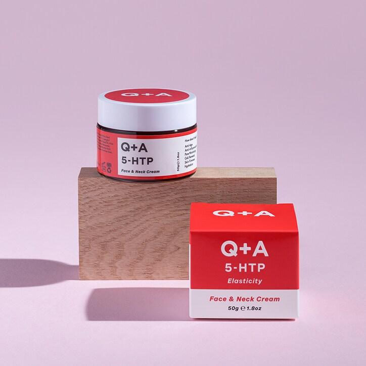 Q+A 5-HTP Face & Neck Cream 50g - BeesActive Australia