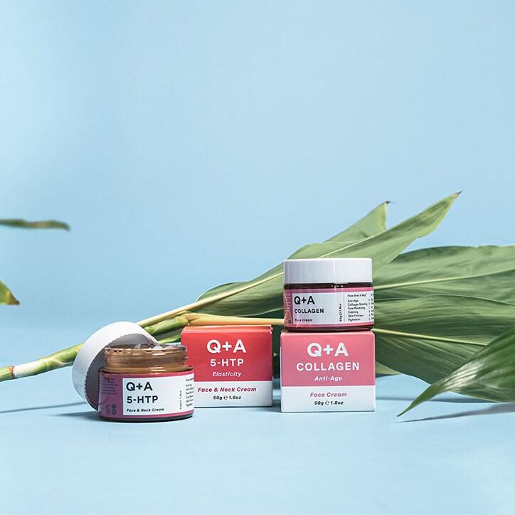 Q+A 5-HTP Face & Neck Cream 50g - BeesActive Australia