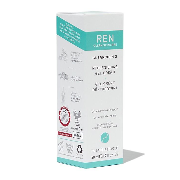 REN Clearcalm Replenishing Gel Cream - BeesActive Australia