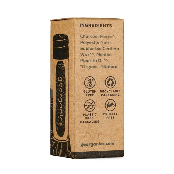 Georganics Natural Floss - Charcoal - BeesActive Australia