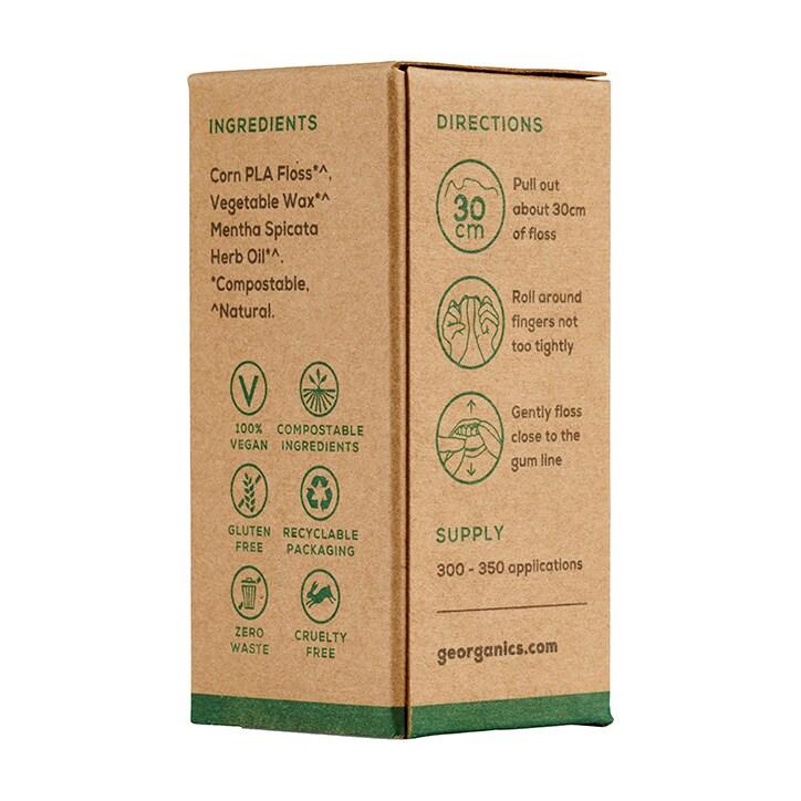 Georganics Natural Floss Refill - Silk Spearmint - BeesActive Australia