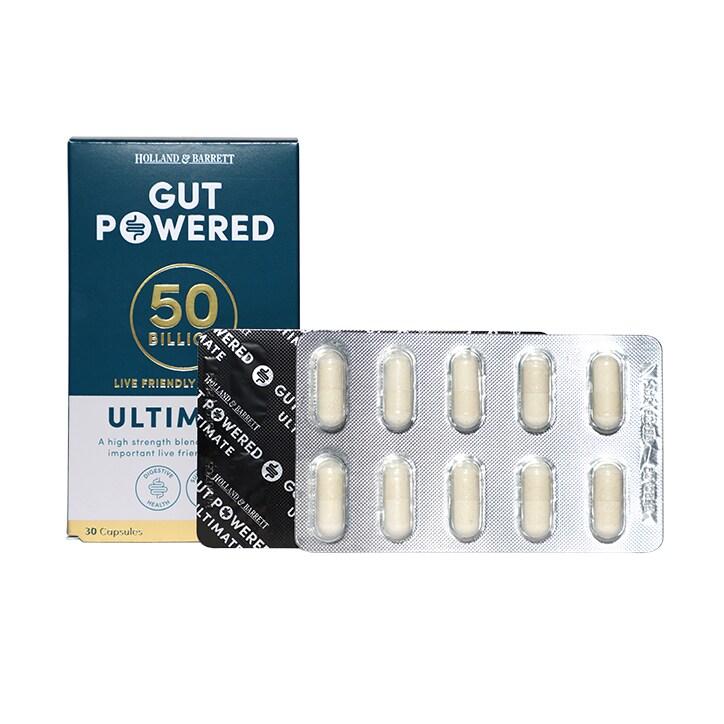 Holland & Barrett Gut Powered Ultimate 50-Billion 30 Capsules - BeesActive Australia