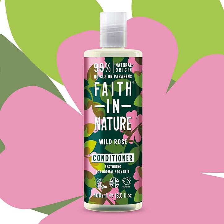 Faith In Nature Wild Rose Conditioner 400ml - BeesActive Australia