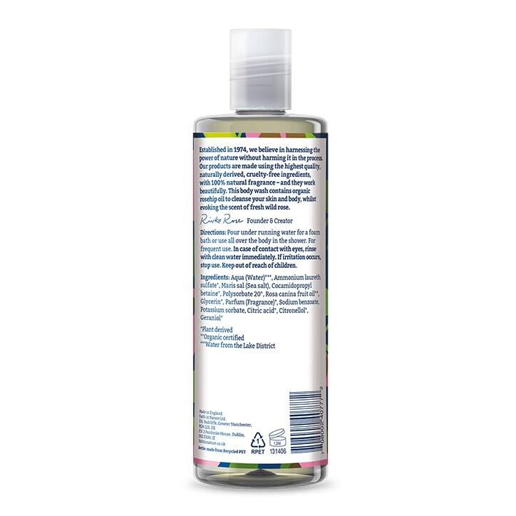 Faith In Nature Wild Rose Body Wash 400ml - BeesActive Australia