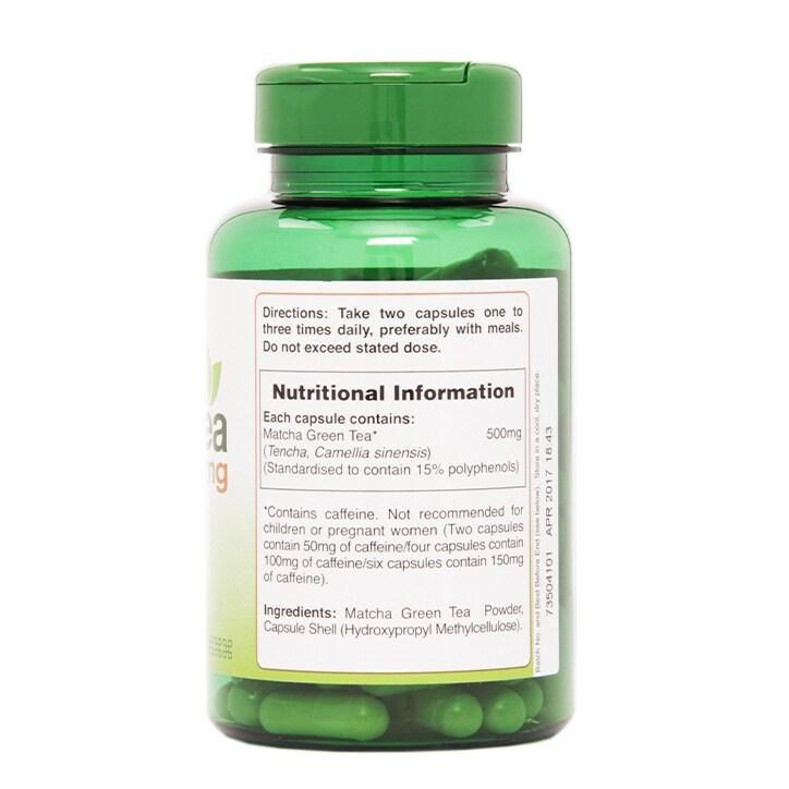 Holland & Barrett Matcha Tea 500mg 100 Capsules - BeesActive Australia