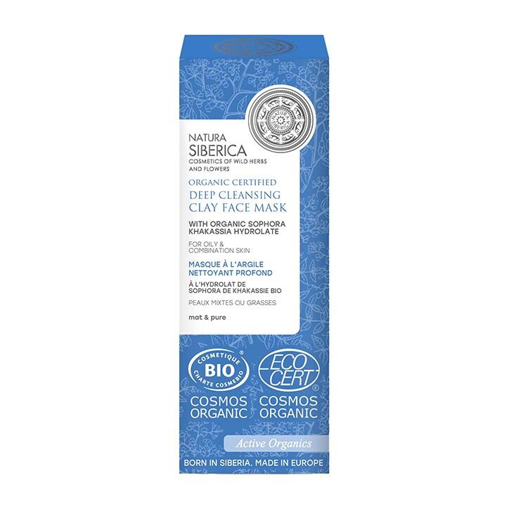 Natura Siberica Deep Cleansing Clay Face Mask - BeesActive Australia