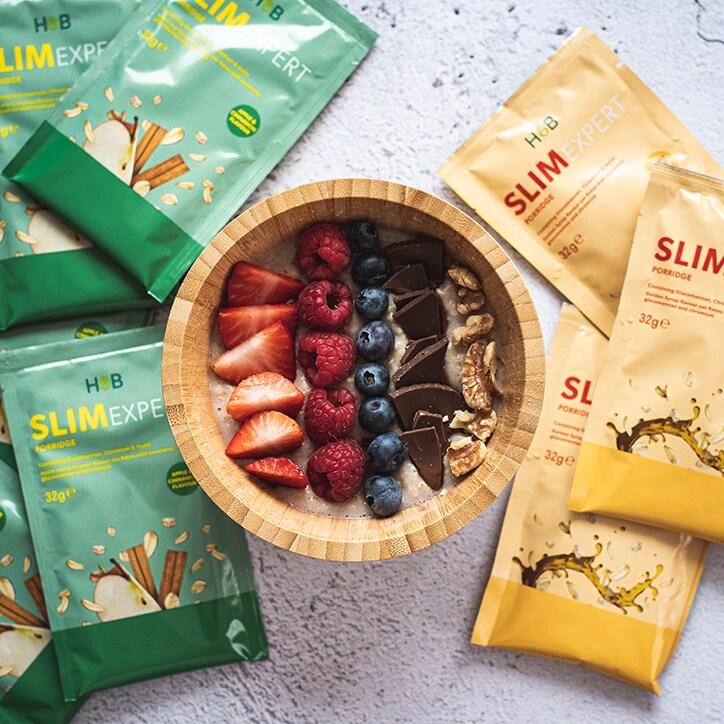 Holland & Barrett SlimExpert Apple Cinnamon Flavour Porridge 10 Sachets - BeesActive Australia