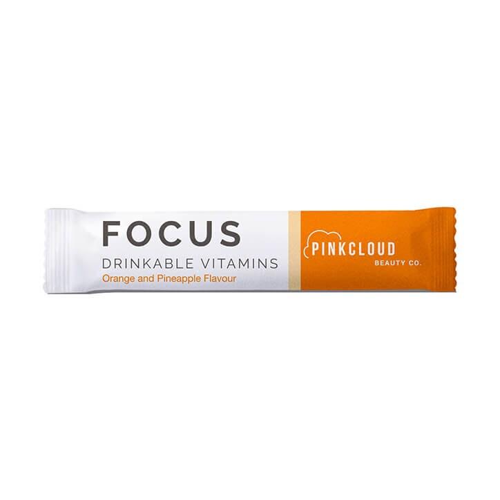 Pink Cloud Focus Drinkable Vitamins Orange & Pineapple 28 Sachets - BeesActive Australia