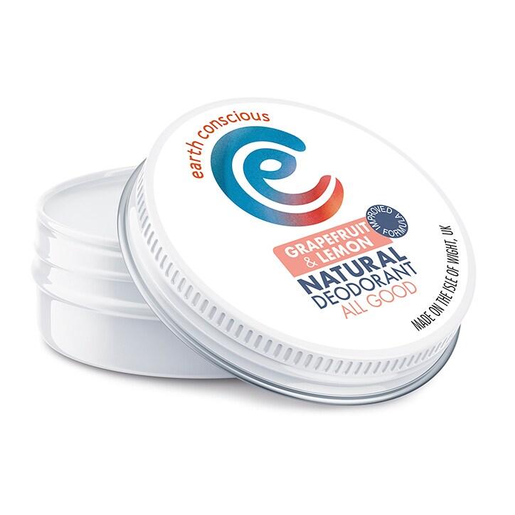 Earth Conscious Natural Deodorant Balm - Grapefruit & Lemon - BeesActive Australia