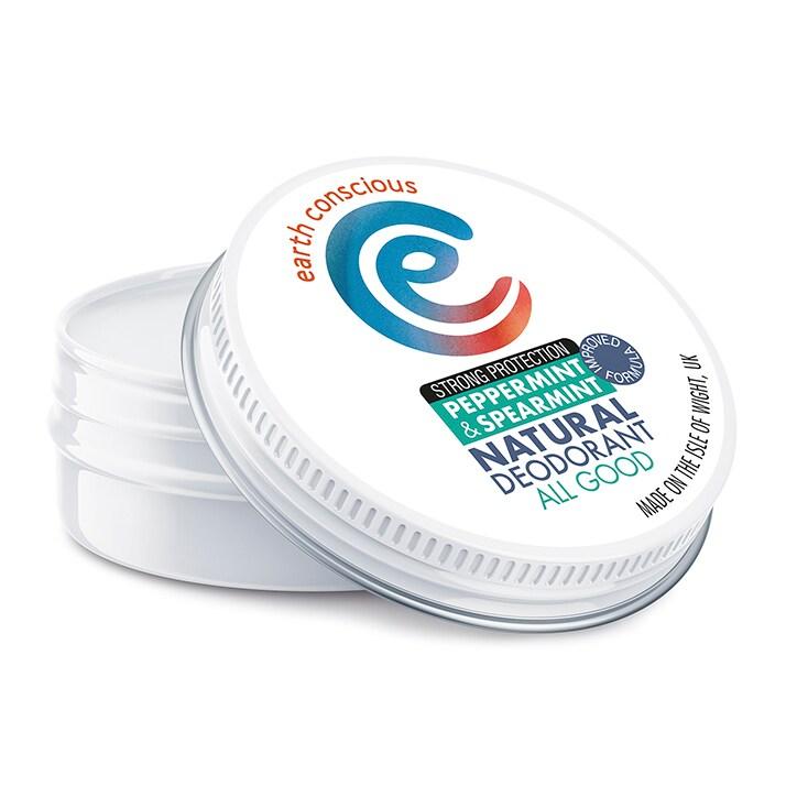 Earth Conscious Natural Deodorant Balm - Peppermint & Spearmint - BeesActive Australia