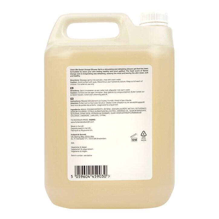 Clean Me Sweet Orange Shower Gel 5L - BeesActive Australia