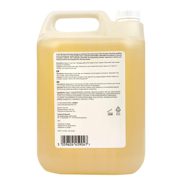 Clean Me Sweet Orange Shampoo 5L - BeesActive Australia