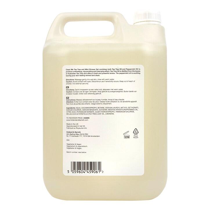 Clean Me Tea Tree & Mint Shower Gel 5L - BeesActive Australia
