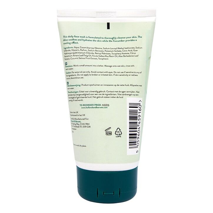 Holland & Barrett Aloe and Cucumber Face Wash - BeesActive Australia