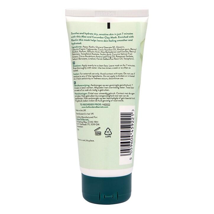 Holland & Barrett Aloe and Cucumber Clay Face Mask - BeesActive Australia
