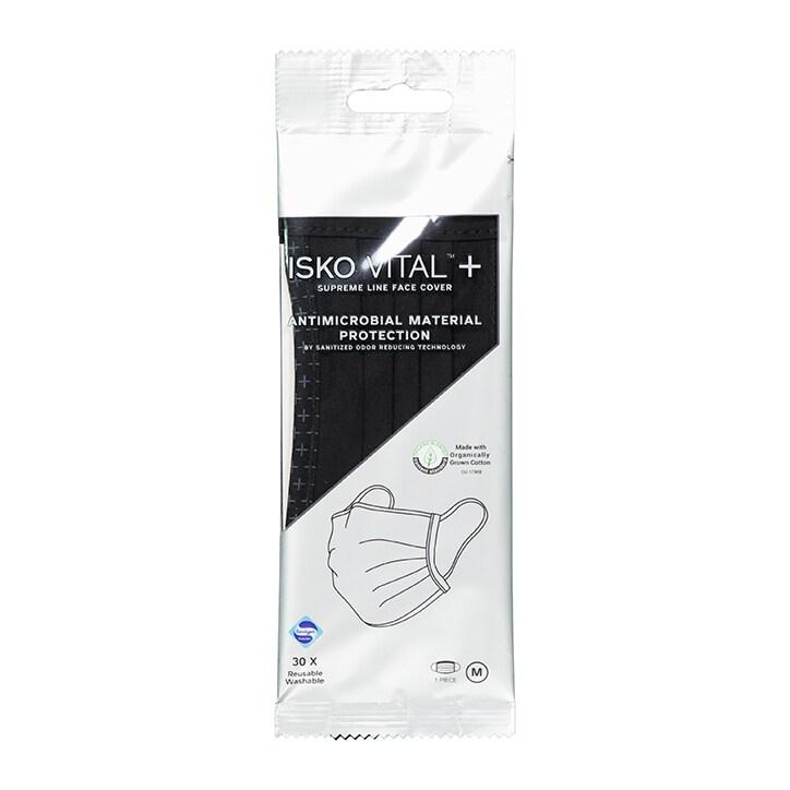 Isko Vital+ Supreme Face Cover - Black - Medium - BeesActive Australia
