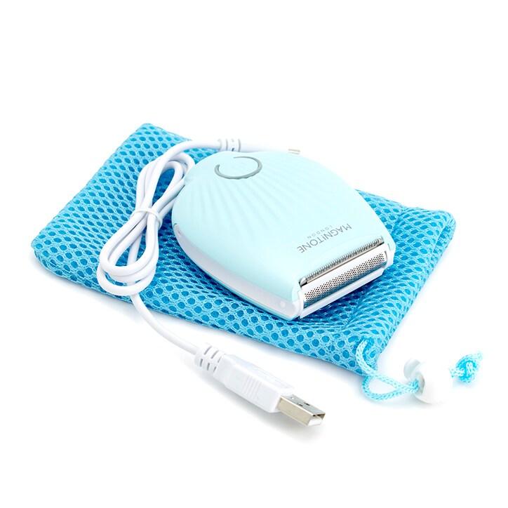 Magnitone GoBare Mini Rechargeable Lady Shaver - Aqua - BeesActive Australia