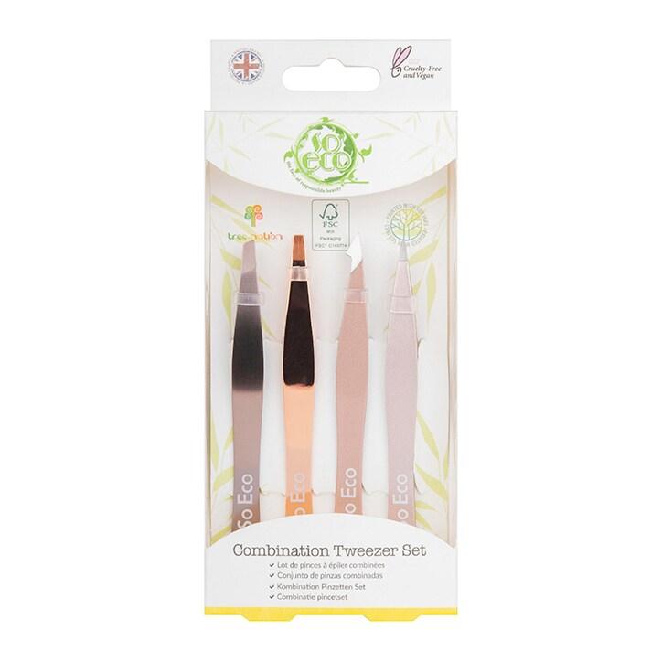 So Eco 4-Piece Rose Gold Tweezer Set - BeesActive Australia