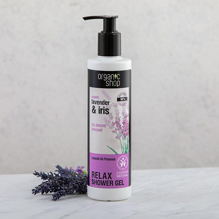 Organic Shop Relax Lavande De Provence Shower Gel 280ml - BeesActive Australia