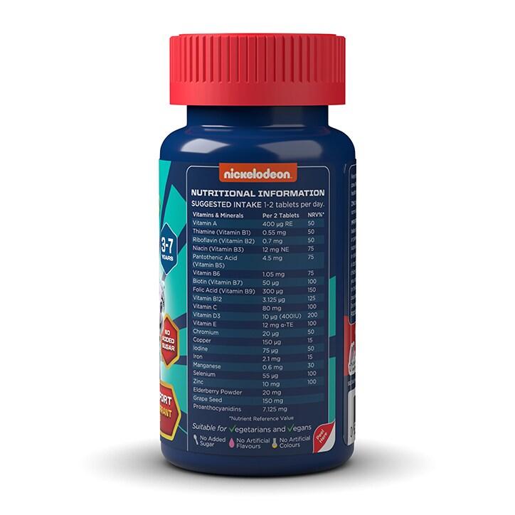PAW Patrol Nickelodeon Immune Support Apple & Blackcurrant 60 Chewables - BeesActive Australia