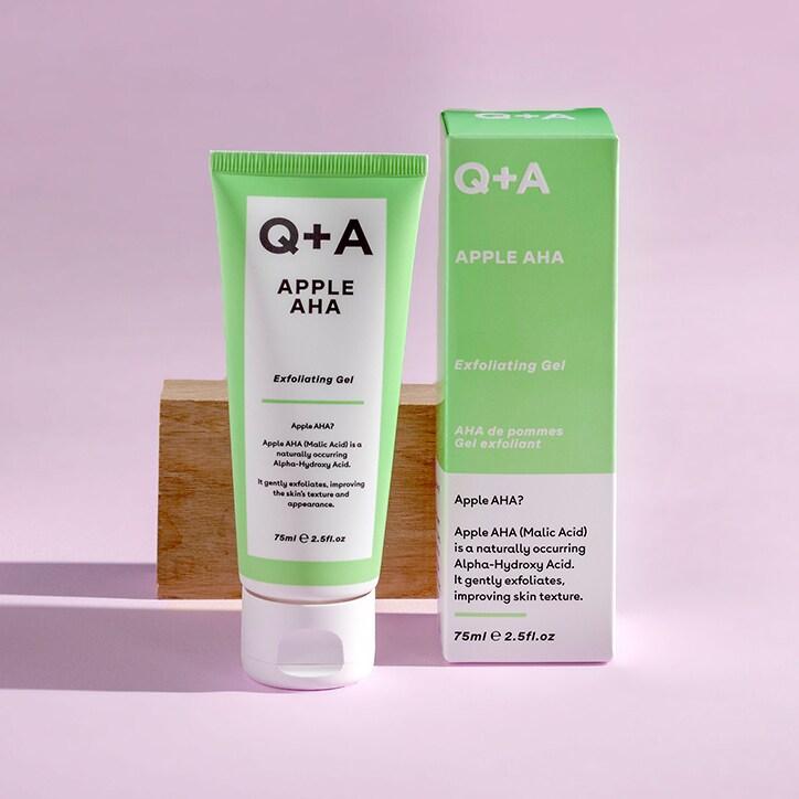 Q+A Apple AHA Exfoliating Gel 75ml - BeesActive Australia