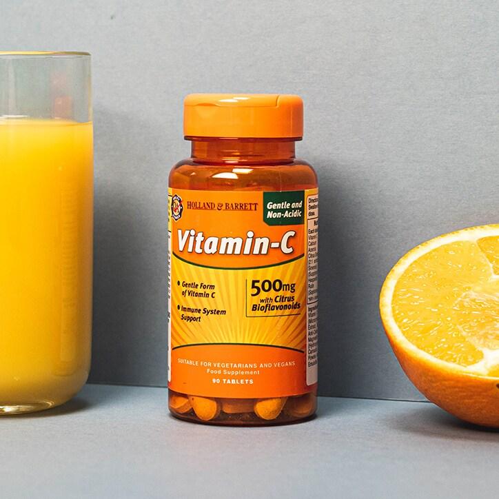 Holland & Barrett Gentle Non-Acidic Vitamin C 90 Tablets - BeesActive Australia