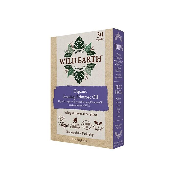 Wild Earth Organic Evening Primrose Oil 30 Capsules - BeesActive Australia