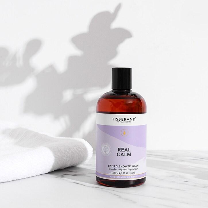 Tisserand Real Calm Bath & Shower Wash 400ml - BeesActive Australia