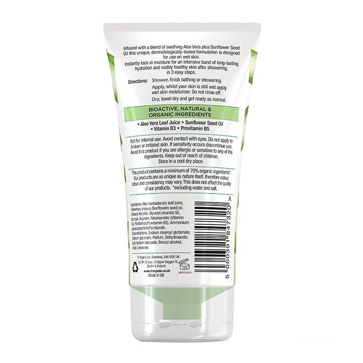 Dr Organic Aloe Vera Wet Skin Lotion 150ml - BeesActive Australia