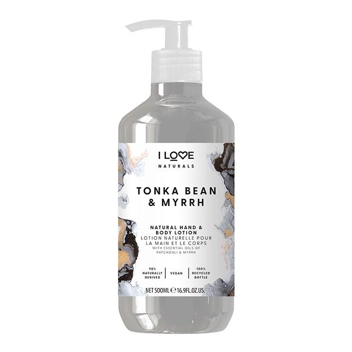 I Love Naturals Tonka Bean & Myrrh Hand & Body Lotion 500ml - BeesActive Australia