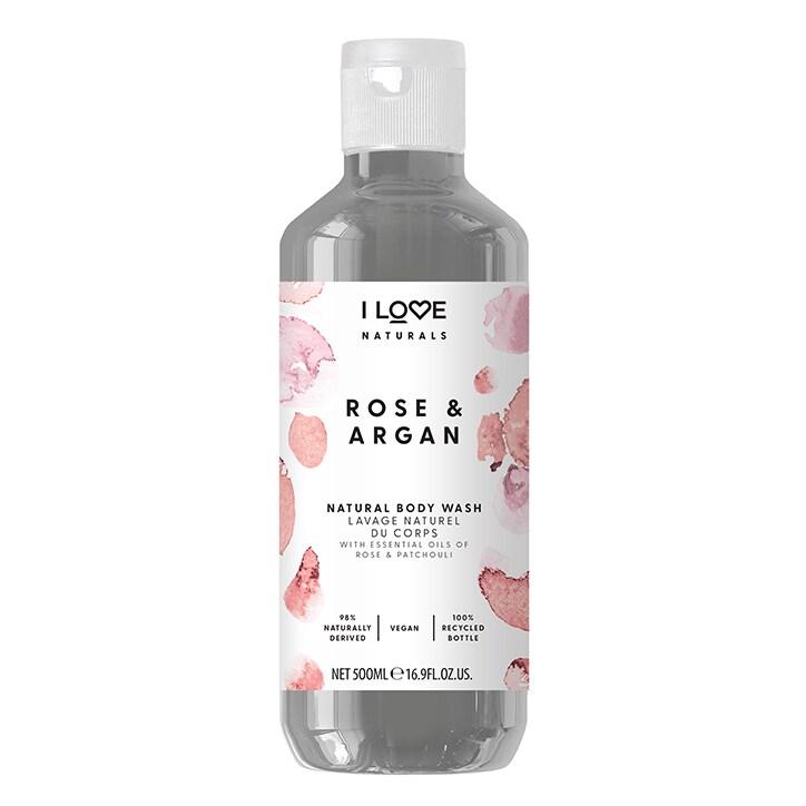 I Love Naturals Rose & Argan Body Wash 500ml - BeesActive Australia