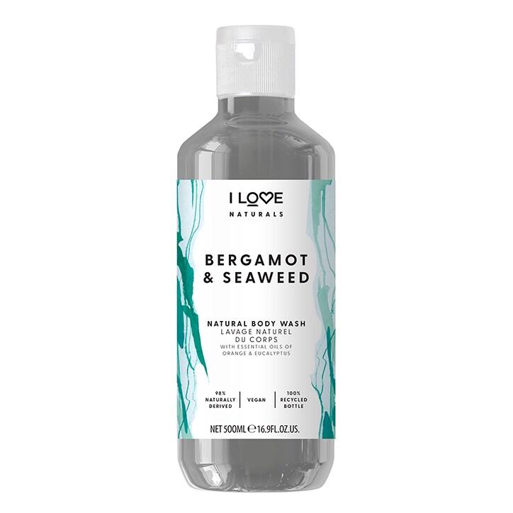 I Love Naturals Bergamot & Seaweed Body Wash 500ml - BeesActive Australia