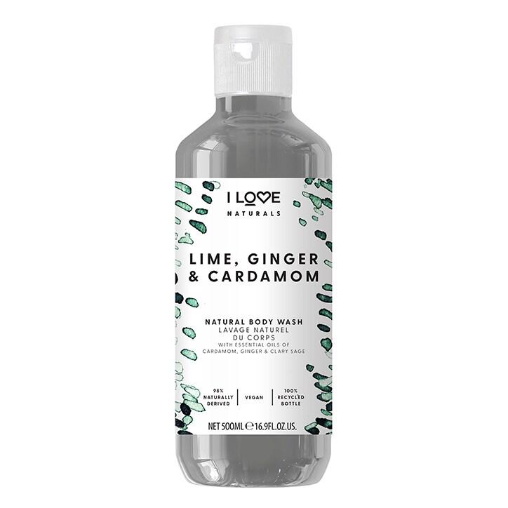 I Love Naturals Lime, Ginger & Cardamon Body Wash 500ml - BeesActive Australia