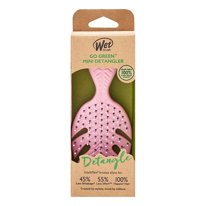 WetBrush Go Green Mini Detangler - Pink - BeesActive Australia