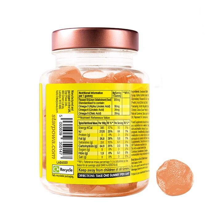 Starpowa Vegan Triple Omega 30 Gummies - BeesActive Australia