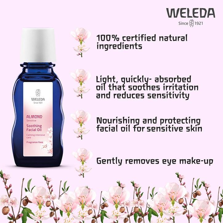 Weleda Almond Soothing Facial Oil 50ml - BeesActive Australia