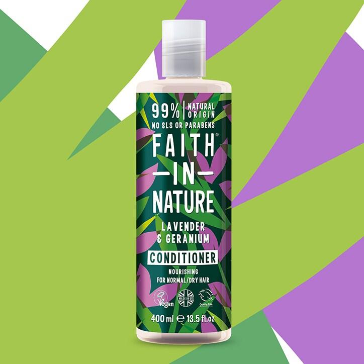 Faith in Nature Lavender & Geranium Conditioner 400ml - BeesActive Australia