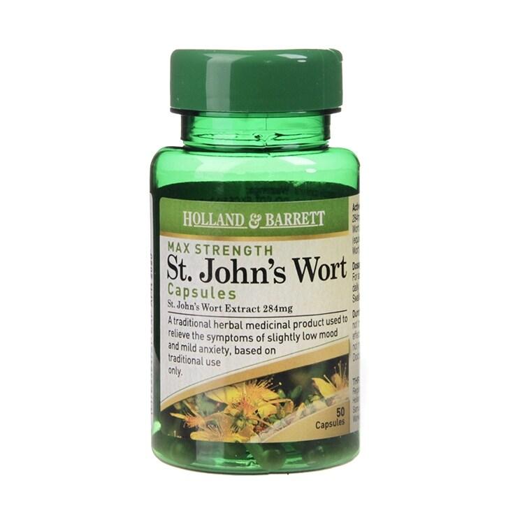 Holland & Barrett Maximum Strength St John's Wort Capsules 50 Capsules 284mg - BeesActive Australia