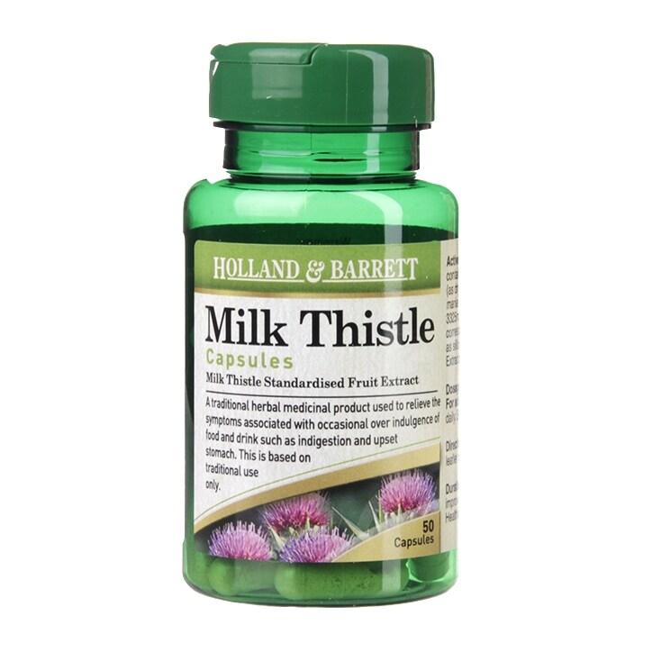 Holland & Barrett Milk Thistle 50 Capsules - BeesActive Australia