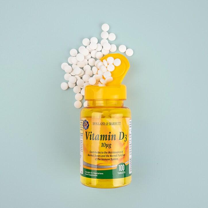 Holland & Barrett Vitamin D3 250 Tablets 25ug - BeesActive Australia