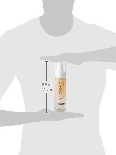 St Moriz Professional Clear Tanning Mousse with Aloe Vera, Vitamin E, Fast Drying Vegan Fake Tan, Medium to Dark (200ml) - BeesActive Australia