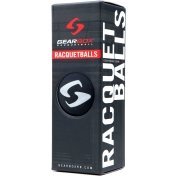 Gearbox Racquetball Balls-3 Ball Pack (Black) - BeesActive Australia