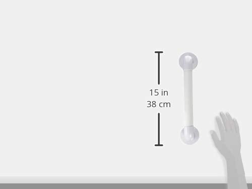 NRS Healthcare F19467 Plastic Fluted Grab Rail, White, 30 cm (12-inch) 30 cm (12-inch) - BeesActive Australia