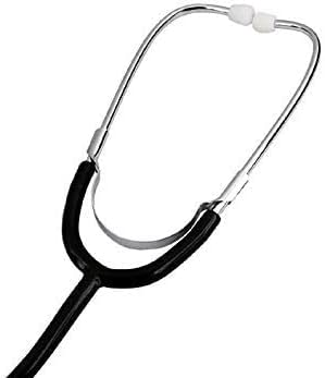 Valuemed Pro Double Dual Head Black Tube Stethoscope Doctor Nurse EMT Vet Medical Health Care (Black) - BeesActive Australia