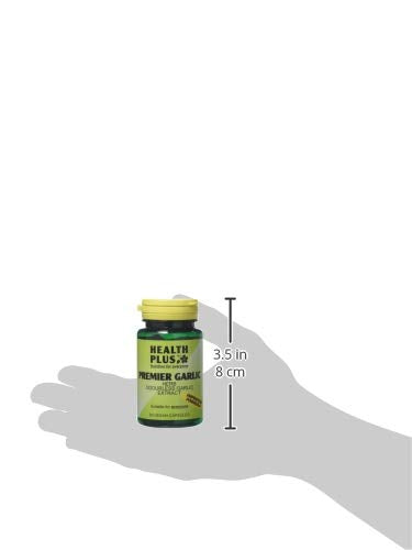 Health Plus Premier Garlic 500mg Antioxidant Plant Supplement - 60 Gelatin Free Capsules - BeesActive Australia
