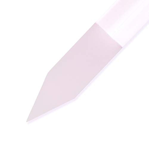 Glass Cuticle Pusher Nail File for Manicure and Pedicure (Pink) - Original Czech Product - BeesActive Australia