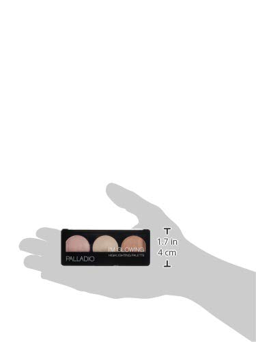 Palladio I'm Glowing Illuminating Highlighting Palette, Glow Bronzer Powder Makeup Set, High Pigmented Shimmery Colors - BeesActive Australia