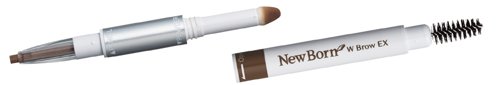 SANA New Born Eyebrow Mascara and Pencil, Grayish Brown - BeesActive Australia