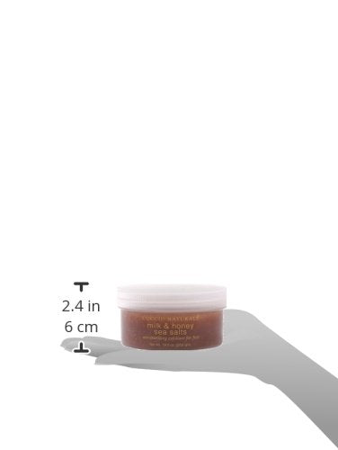Cuccio Naturalé Sea Salt Scrub Milk & Honey - Exfoliates & Removes Dead Skin Cells - Soothes, Moisturizes, Hydrates - Paraben/Cruelty Free, w/ Vitamin E, Grapeseed, Almond, Avocado Oil - 19.5 oz - BeesActive Australia