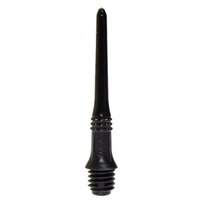 LSTYLE Dart Tips: Lippoint USA - 2BA Thread - Plastic Soft Dart Points (50 Pack) Black - BeesActive Australia